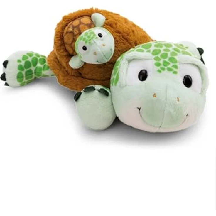 NICI Kuscheltier Schildkröte mit Baby 28cm, grünes Stofftier aus weichem Plüsch, niedliches Plüschtier zum Kuscheln und Spielen, perfekte Geschenkidee für Kinder & Erwachsene | 63070 – Bild 1