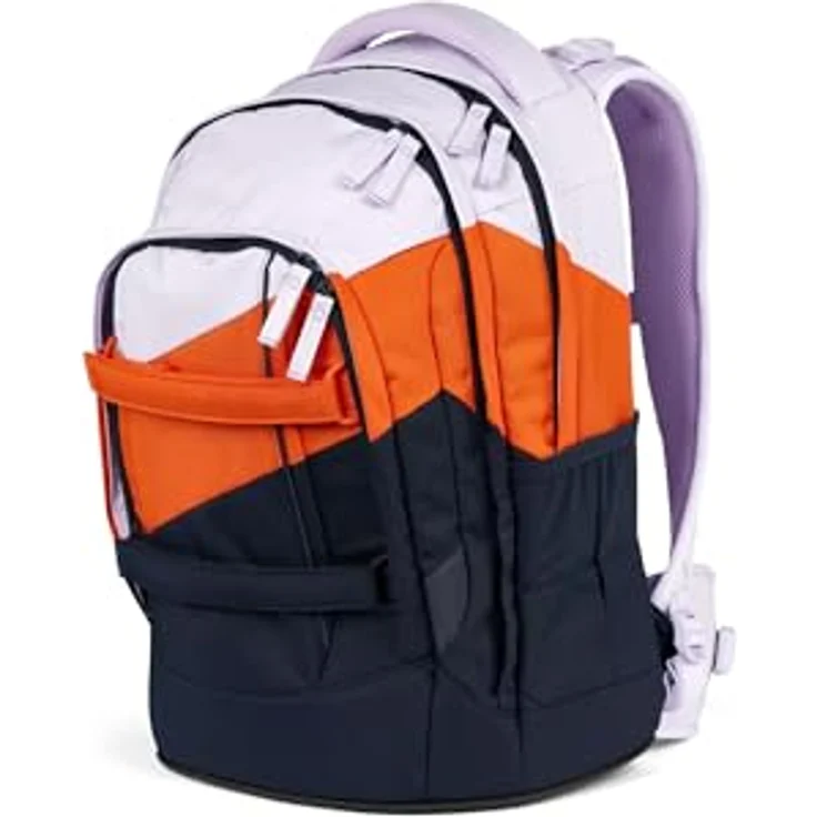 Satch Schulrucksack Pack - Schulrucksack "Now or Never Edition" 45 cm (1-tlg), nachhaltig, ergonomisch, reflektierende Elemente, 3D-Effekt, recycelte Materialien, schwarz – Bild 3