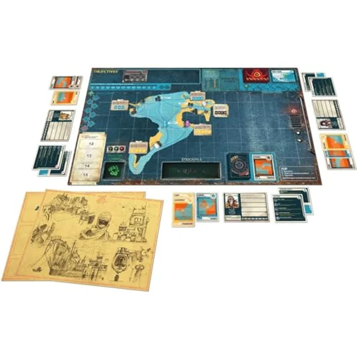 Asmodee Pandemic Legacy Staffel 2 (Gelbe Box) — Italienische Ausgabe, Brettspiel mit Spieleranzahl 2-4, ab 14 Jahren, Durchschnittliche Brenndauer 60 Minuten, Geeignet als Geschenk – Bild 2
