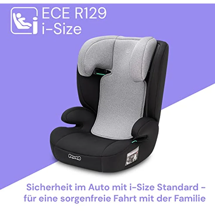 BooBoo Autokindersitz Safety Oslo, Kindersitz ohne Isofix, ab 4 Jahren, bis 12 Jahre, für Kinder von 100 bis 150 cm – Bild 4