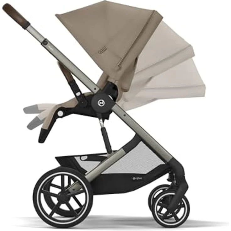 Cybex Kinder-Buggy Balios S Lux Kinderwagen - Kollektion 2025, mit ergonomischem Design und XXL Sonnenverdeck – Bild 6