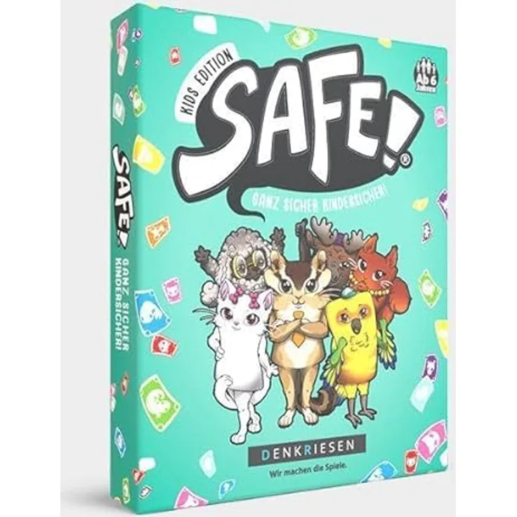 DENKRIESEN - Safe!® | Familienspiel | Kartenspiel | Reisespiel | Geburtstagsgeschenk | Partyspiel | Kinderspiel (Kids Edition Ganz sicher kindersicher!)