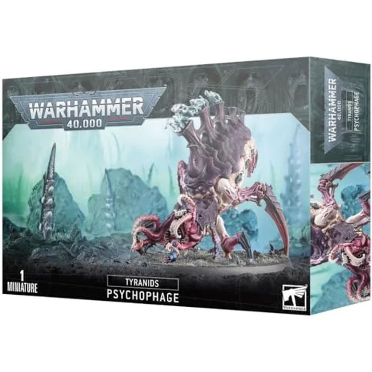 Games Workshop 51-75 Collectible Figure, Warhammer 40.000 Tyranids Psychophage, unlackierte Miniatur zur Montage – Bild 2