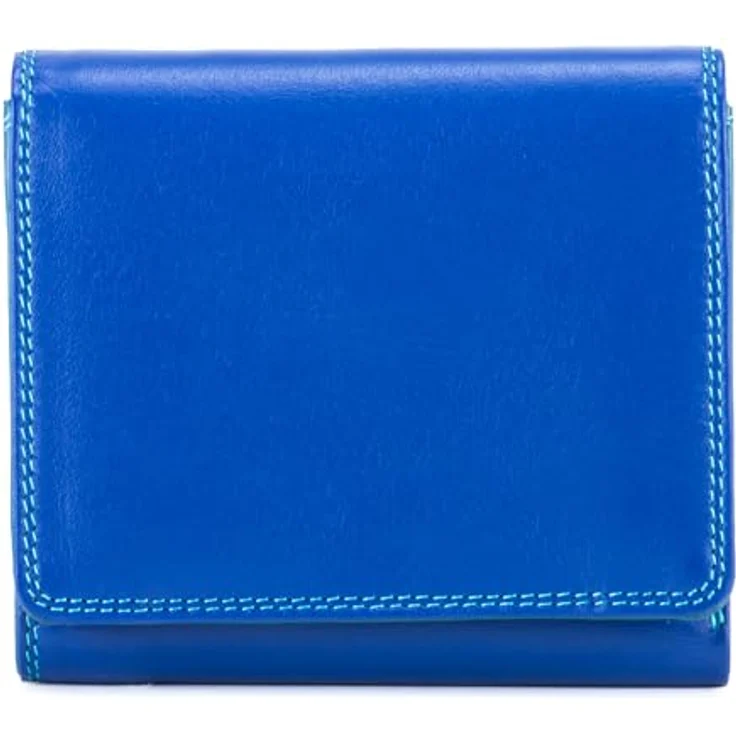 Mywalit Geldbörse 10.5 cm, RFID Schutz, Leder in Blau, Kinderportemonnaie – Bild 1