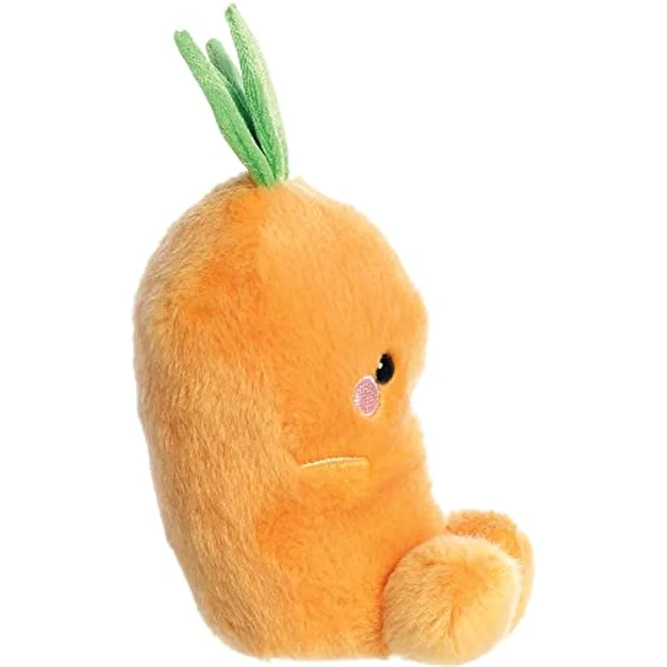 Aurora, 82054, Palm Pals Cheerful Karotte, 13cm, Eco Friendly Plüschtier, Orange – Bild 3