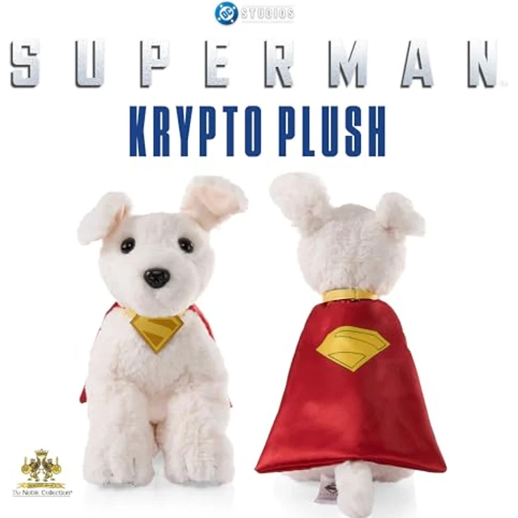 The Noble Collection Superman Krypto Plüschtier, offiziell lizenziertes Kuscheltier – Bild 5
