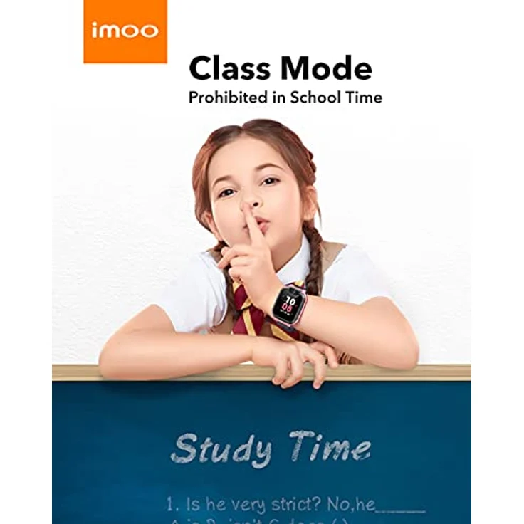imoo Watch Phone Z1 Kinder-Smartwatch, 4G Kinder-Smartwatch-Telefon mit langanhaltendem Video-und Telefonanruf, Kinder-GPS-Uhr mit Echtzeit-Ortung und Wasserdichtigkeit IPX8 (Rosa) – Bild 5