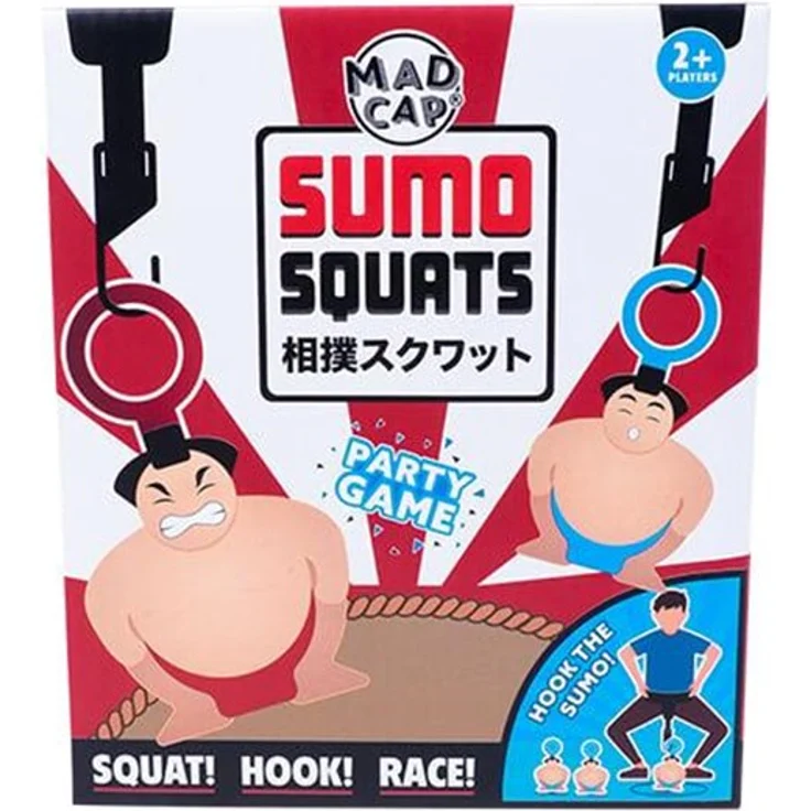 Fizz Creations Sumo Squats, Brettspiel für 4 verschiedene Spielweisen, lustige Sumo-Action – Bild 8