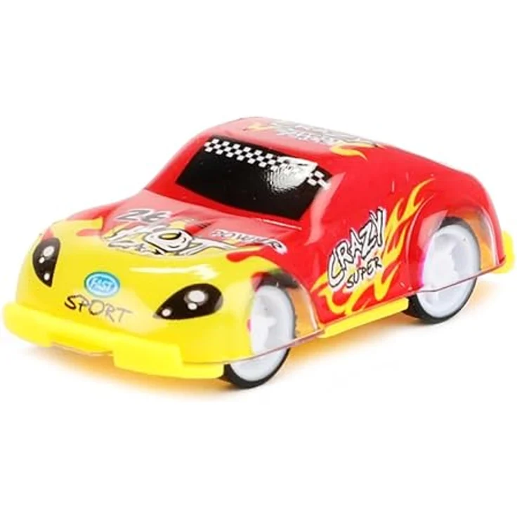 Toi-Toys Turbo Racers Mini RENNAUTO Set, 12-tlg. Rallye Spielzeugautos mit Rückziehmotor, bunt – Bild 6