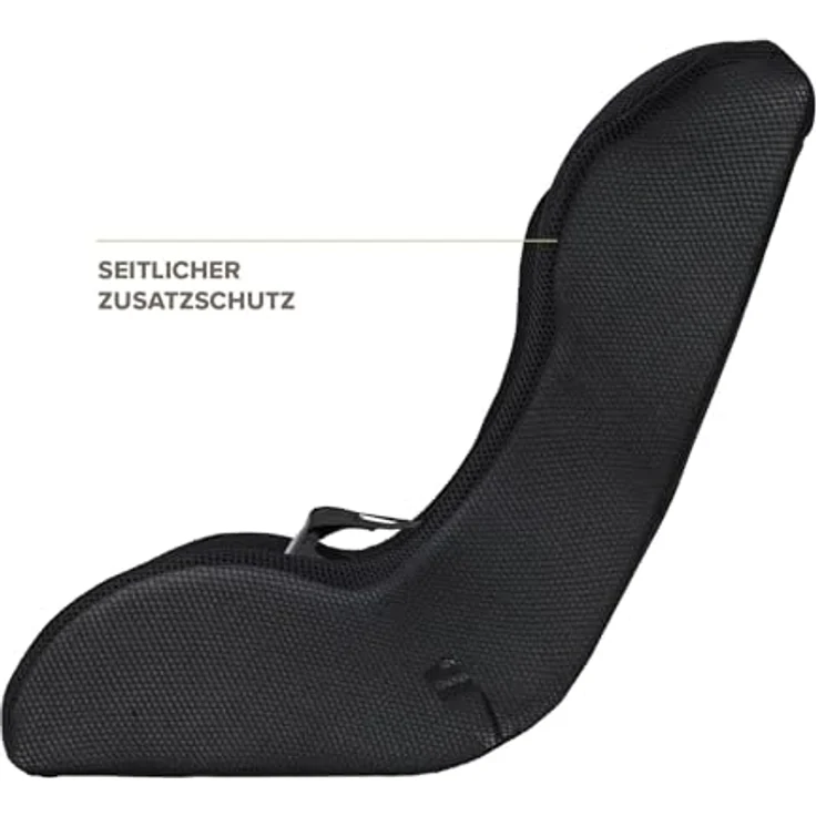 Polisport Mini Pelican, Sitzverkleinerer für Fahrradanhänger, wetterfest, schwarz, für Kinder bis 15 kg – Bild 3