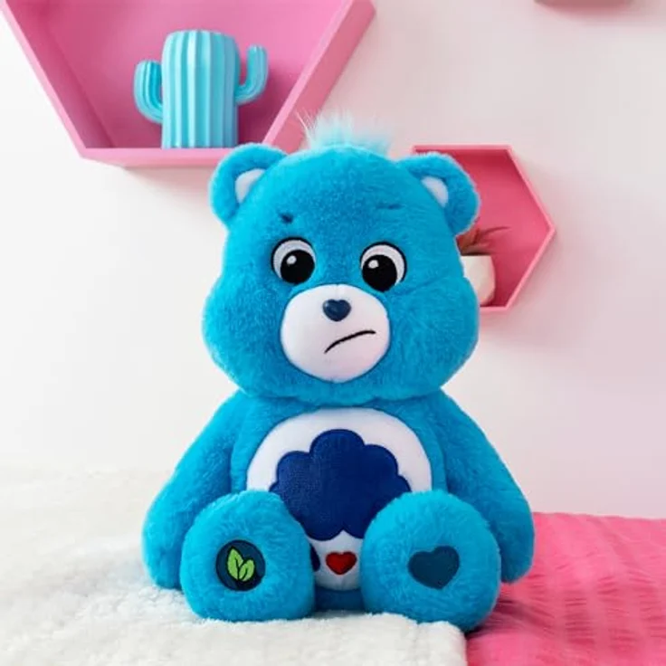 Care Bears 14 Zoll Grumpy Bear Plüschtier mit Münze – Bild 6