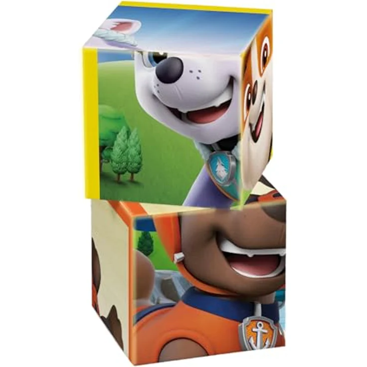 Clementoni Paw Patrol 12 Würfel Puzzle Kinder - Vielseitiger Puzzle-Spaß für Kinder ab 3 Jahren, Kinderfreundliche Designs - Sensorik- & Motorikspielzeug 41194 – Bild 4
