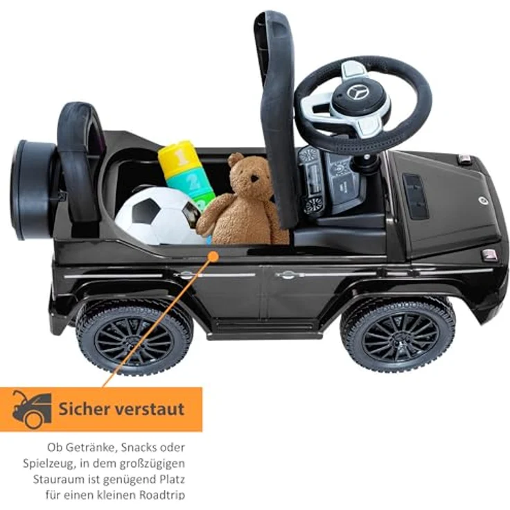 Lemodo Rutscherauto Mercedes G350d, Babyrutscher mit leisen Kunststoffrädern, hochwertiges Kinderfahrzeug, Rutschauto – Bild 4