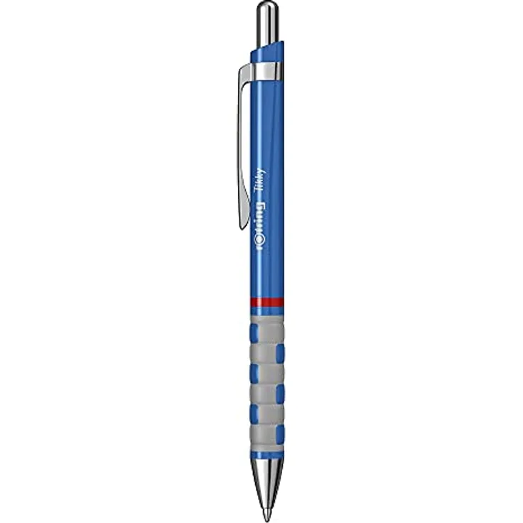 Rotring Tikky, Kugelschreiber in Blau mit gummiertem Griff, 1 mm Strichbreite
