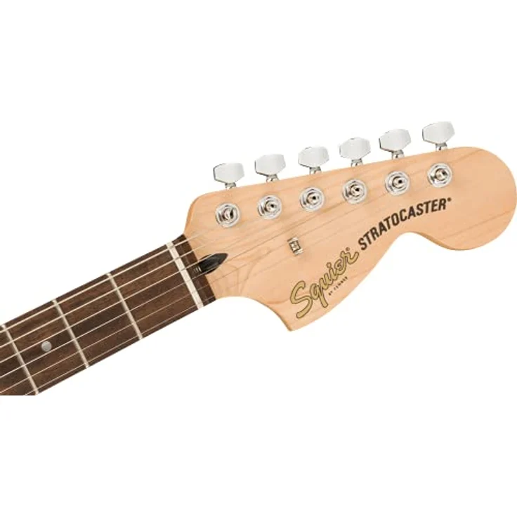 Squier Affinity Series Stratocaster IL, elektrische Gitarre in 3-Color Sunburst mit Single-Coil Tonabnehmern und 2-Punkt-Tremolo – Bild 7