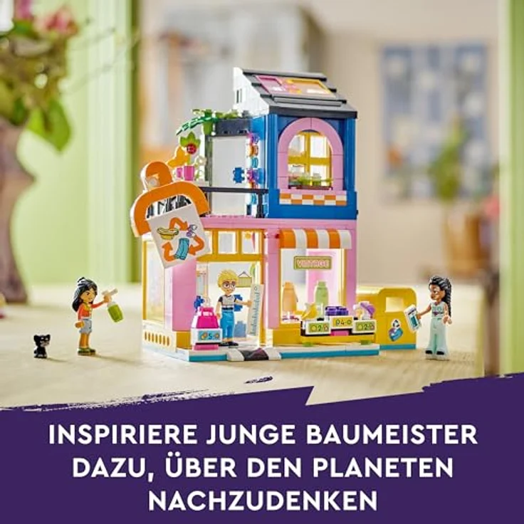 LEGO Friends Vintage-Modegeschäft, Bausatz für Kinder mit Spielzeug-Laden, Figuren und Katze, Modell für Rollenspiele zur sozial-emotionale Entwicklung, Geschenk für 6-jährige Mädchen und Jungen 42614 – Bild 5