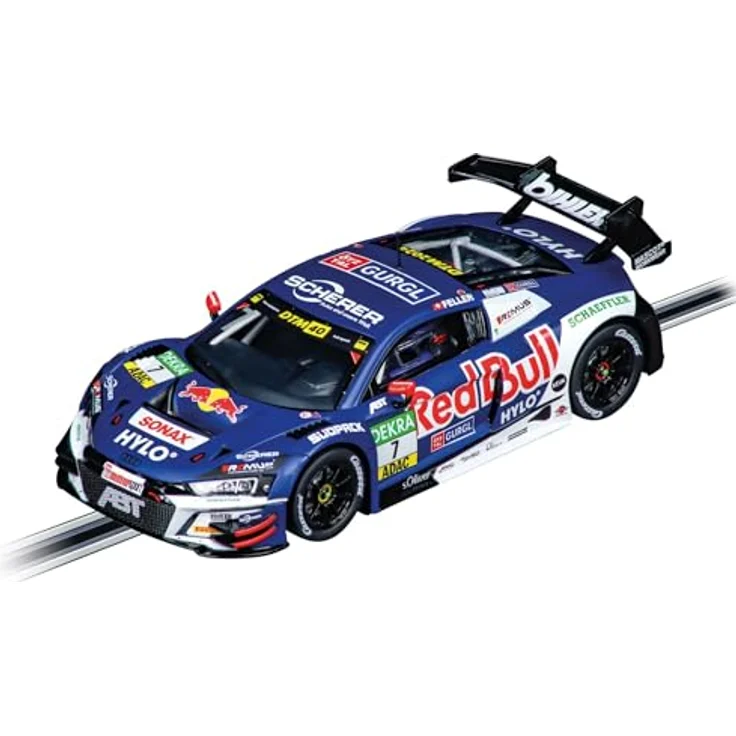 Carrera Audi R8 LMS GT3 ABT Sportsline, DTM 2024 im Red Bull Design, optimiert für Carrera DIGITAL 132 mit Lichtsystem