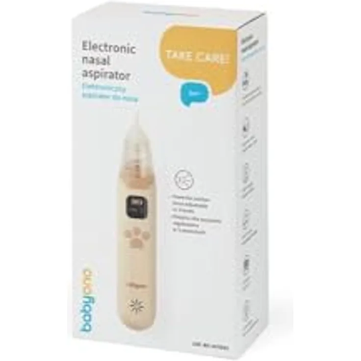 BabyOno Take Care Electronic Nasal Aspirator, elektrischer Nasensauger für Babys zur Erleichterung bei verstopfter Nase, 1 St.