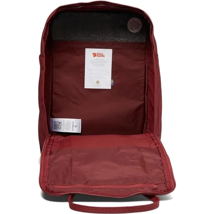 Fjällräven Kånken Laptop 17", Schulrucksack 42 cm mit gepolstertem Laptopfach, ox red – Bild 3