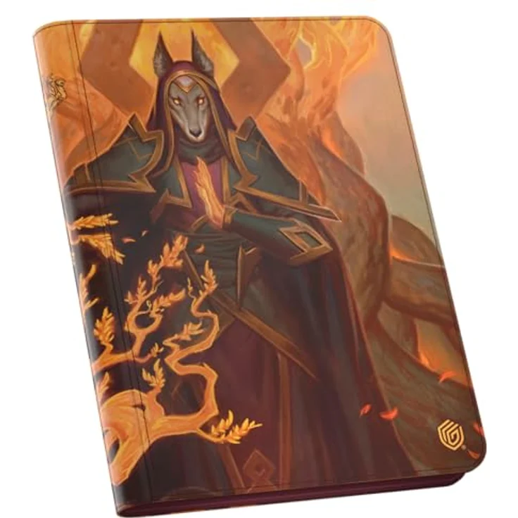 Ultimate Guard Zipfolio 360 Xenoskin Magic: The Gathering "Tarkir: Dragonstorm" - Abzan Devotee, hochwertiges Sammelkarten Zubehör mit säure- und PVC-freien Taschenseiten, geeignet für Karten mit Doppelhülle, reißfestes Xenoskin-Material mit Reißverschluss, seitliches Lade-Design – Bild 1