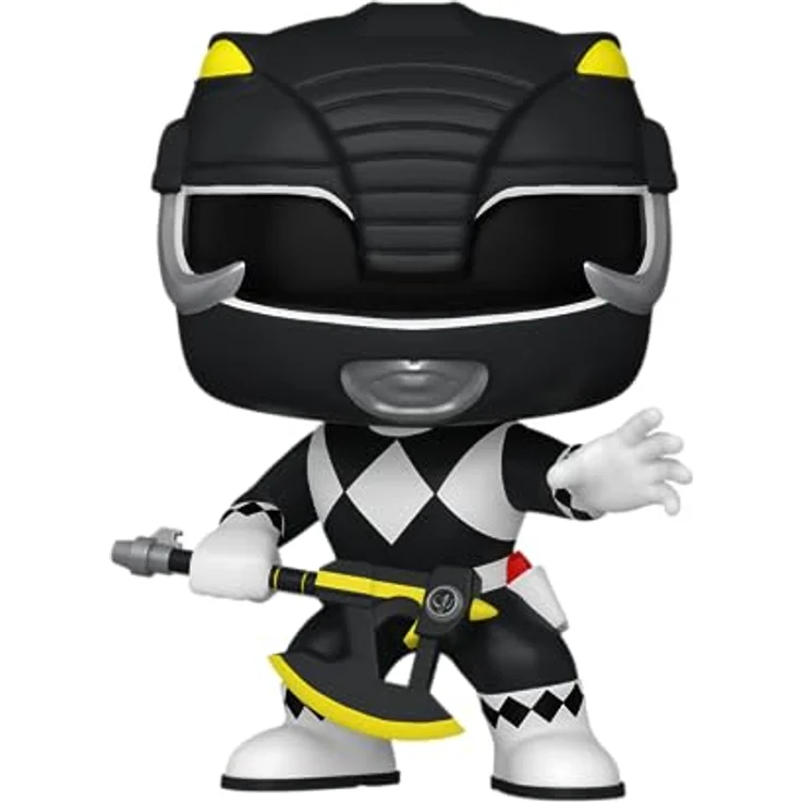 Funko Pop! TV: Mighty Morphin Power Rangers 30th - Black Ranger - Vinyl-Sammelfigur 9,5 cm - Geschenkidee für Power Rangers TV Fans – Bild 2
