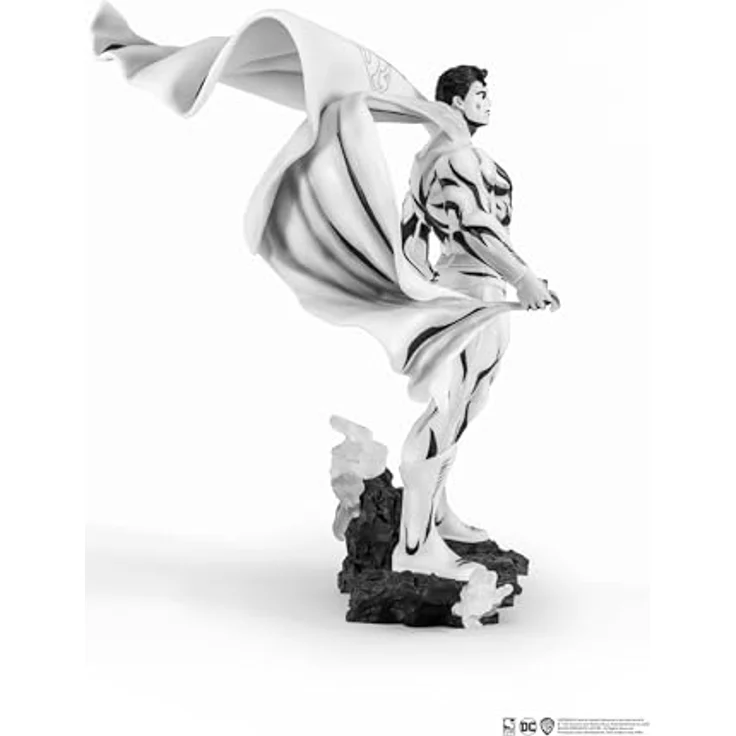 Pure Arts Batman PX PVC Statue 1/8 SDCC 2024, Superman Black & White Version, 30 cm mit ansprechender Base – Bild 3