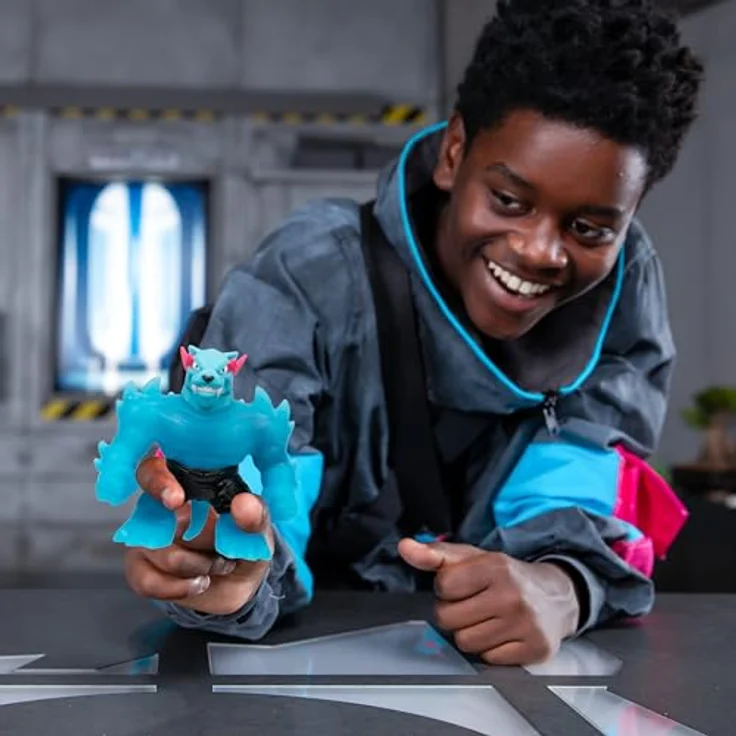 Moose Toys Mr. Beast Lab Goo Jit Zu Actionfigur, Dehnbare Hypercharged Panther, 11 cm – Bild 4