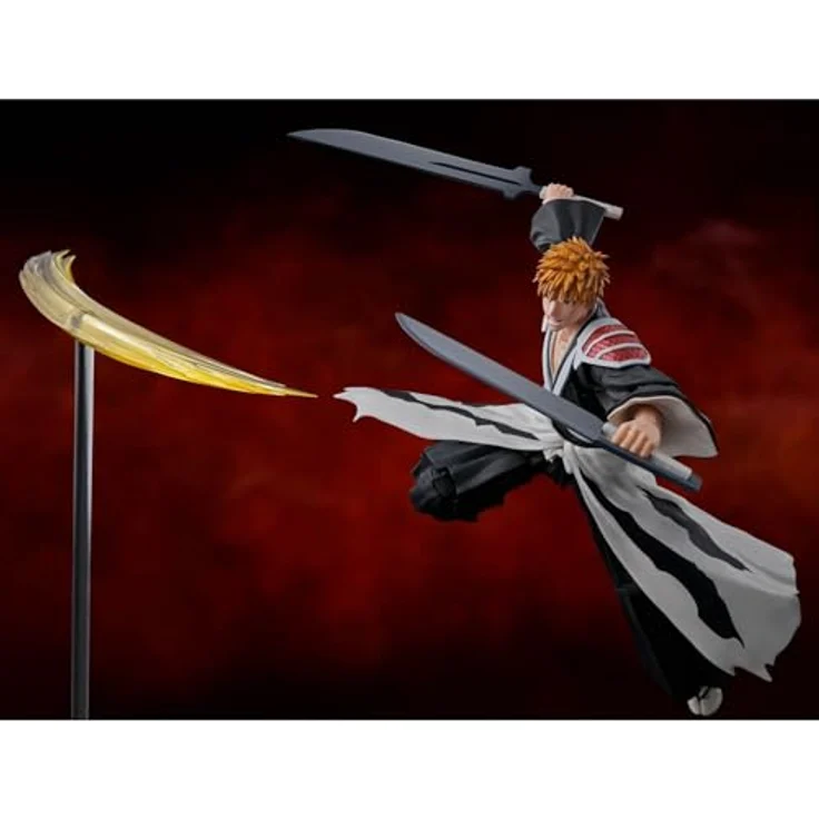 Bandai Bleach: Thousand-Year Blood War S.H. Figuarts Actionfigur Ichigo Kurosaki, 16 cm, voll beweglich mit Zubehör – Bild 3