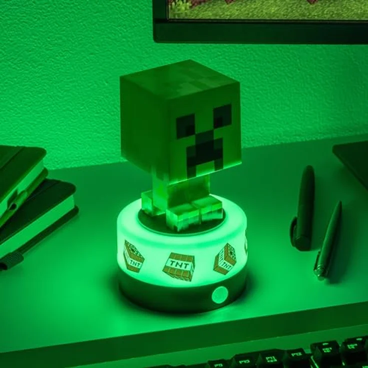 Paladone Products Paladone Icons Room Guards Minecraft Creeper, Sammelfigur für Fans der Minecraft-Serie – Bild 3