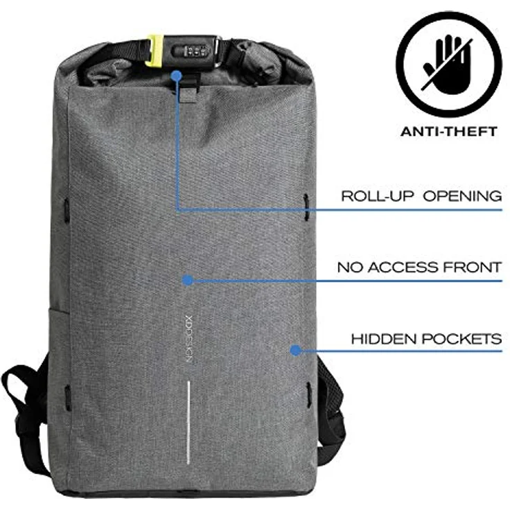 XD Design Rucksack Urban Lite grey – Bild 3