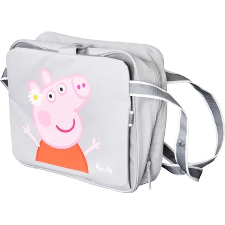 roba Boostersitz Peppa Pig - Aufblasbarer Sitz mit erhöhten Seitenlehnen - Mobile Sitzerhöhung für Kinder & Kleinkinder - Grau/Rosa – Bild 3