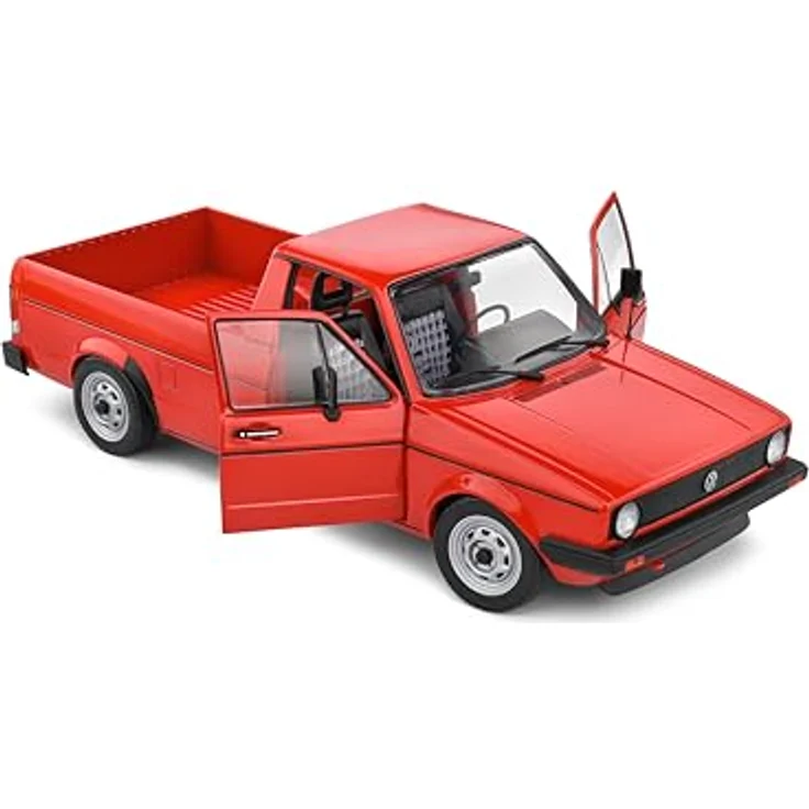 Solido 1:18 Volkswagen Caddy MK.1, Die-cast Modellfahrzeug in rot mit Kunststoffsockel – Bild 5