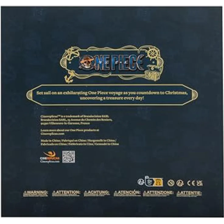 Cinereplicas One Piece Deluxe Adventskalender 2024 - Offizielle Lizenz, Pop-up Hardcover-Box, 24 einzigartige Geschenke, Originaldesign 🏴‍☠️ – Bild 3