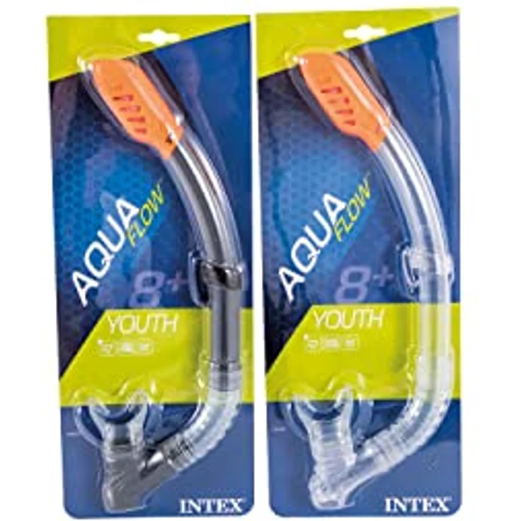 Intex Unisex Kinder Easy Flow Schnorchel, Orange, Kindergröße – Bild 4