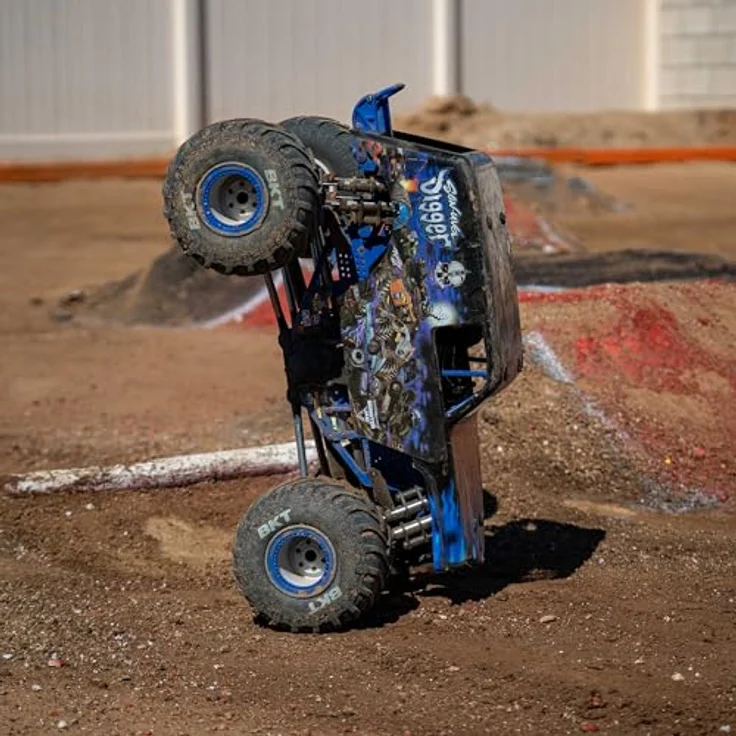 LOSI LMT 2.0 Son-Uva Digger 4X4 Monster Truck RTR, mit Wheelie Modus, Bürstenmotor, Blau – Bild 5