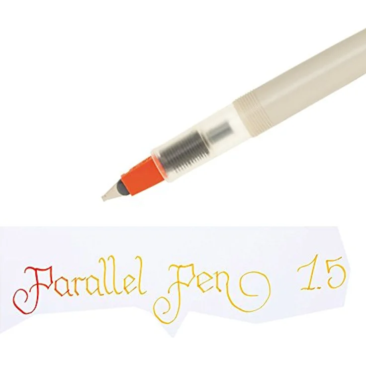 Pilot Pen Kalligrafie-Füllhalter Parallel Pen FP 3, 1,5mm Edelstahlfeder, rot, Set mit 12 Stück – Bild 6
