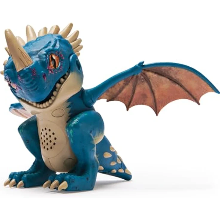 DreamWorks Dragons Interaktiver Mini-Drache Sturmpfeil, 9cm Figur mit über 25 Soundeffekten und beweglichen Flügeln, Spielzeug für Kinder ab 4 Jahren – Bild 5