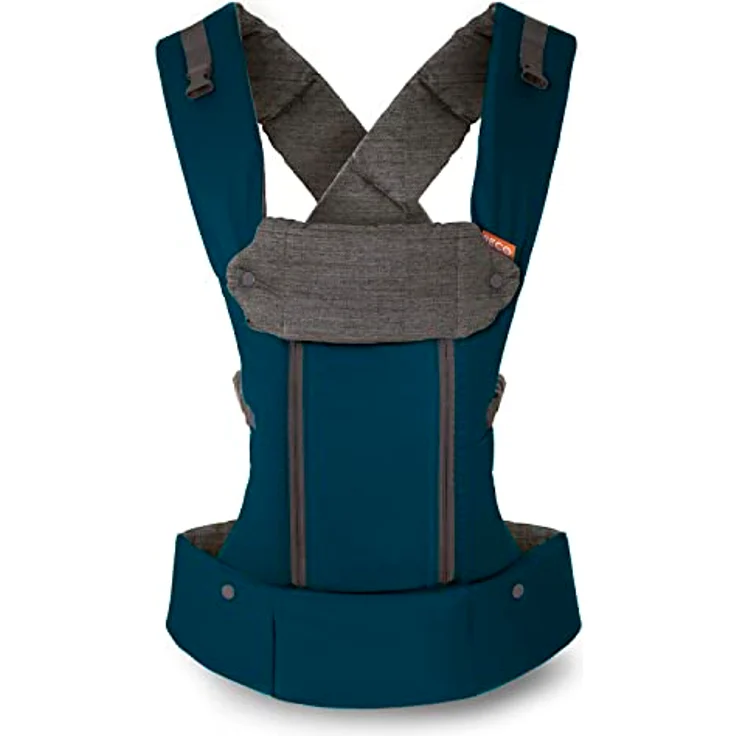 Beco 8 Babytrage Neugeborene ab Geburt bis Kleinkind - Hybrid Baby Trage mit verstellbarem Sitz - Babytrage ab Geburt - Ergonomischer Baby Tragegurt & Baby Carrier - 3,2-20 kg (Aquamarine) – Bild 3