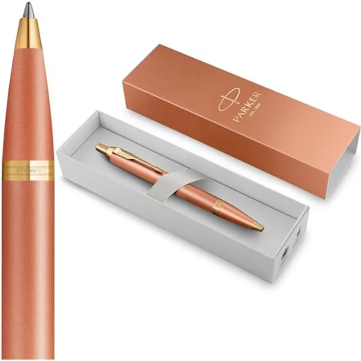 Parker Pen IM Writing Rituals Orange GT, Kugelschreiber mit geschmeidiger Tintenabgabe, orange