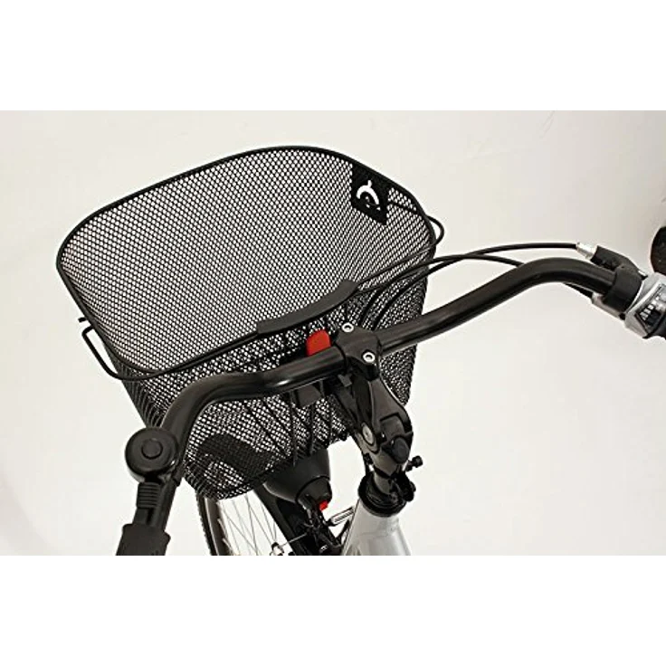 Prophete Fahrradkorb, Abnehmbarer Korb mit Lenkervorbauadapter, Farbe schwarz – Bild 4