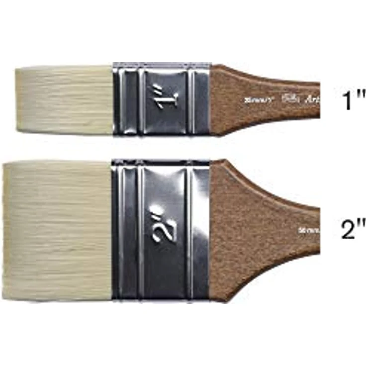 Winsor & Newton 5010850 synthetischer Künstler Ölpinsel mit hoher Elastizität & Lebensdauer, ergonomischer Stiel für Ölfarben und Alkydfarben - Lasurpinsel 2" – Bild 3