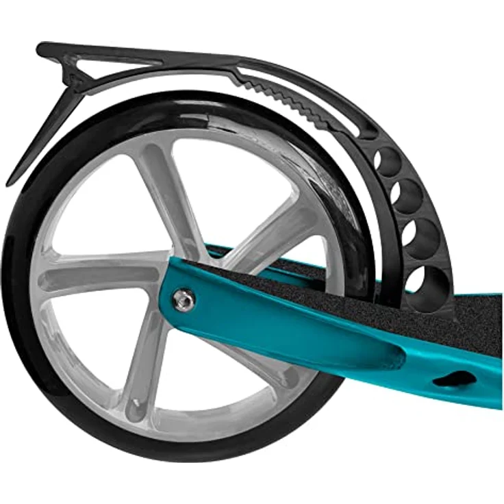 Skids Control Oxygen 2-Rad Kinderroller, Faltbar mit Fußbremse, Schwarz/Blaugrün aus Aluminium – Bild 8