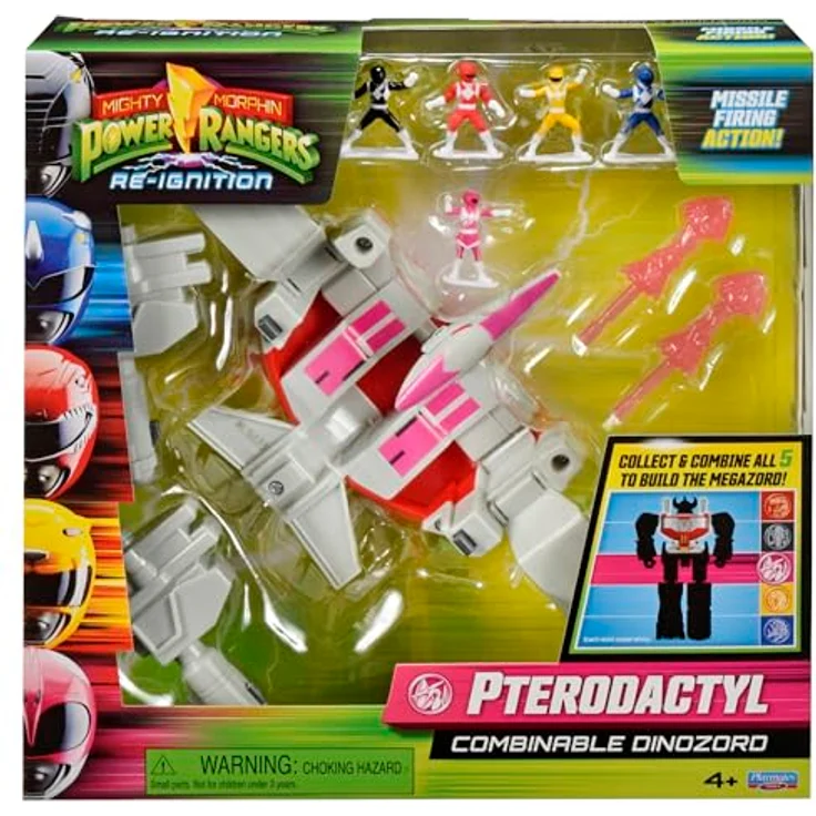 Playmates Power Rangers Combinable Dinozord Pterodactyl, 25 cm Actionfigur und Fahrzeug – Bild 1