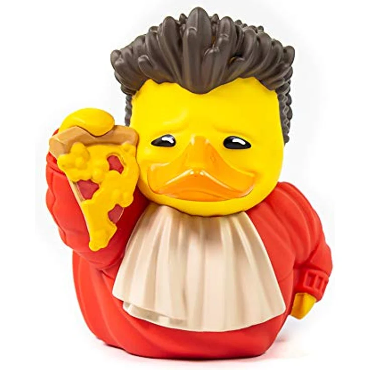 TUBBZ Box-Ausgabe Joey Tribbiani Sammler-Vinyl-Gummiente Figur, ca. 9 cm groß, offizielles Friends Merchandise, hochdetailliert mit Kostümen und Accessoires – Bild 3