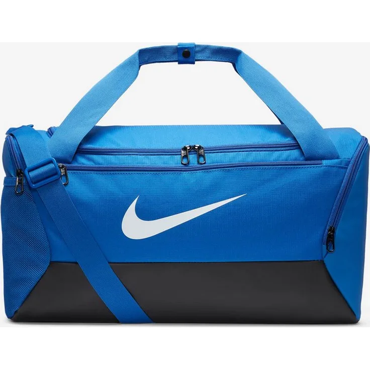 Nike Sporttasche NK BRSLA S DUFF - 9.5 (41L), schwarz, recyceltes Polyester, beschichteter Boden