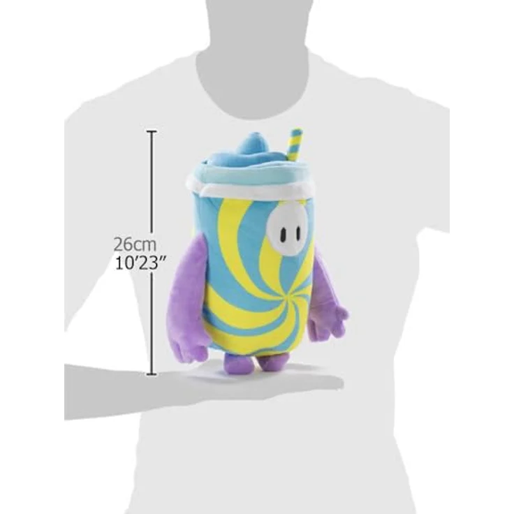 BARRADO Fall Guys 16002749 Soft Toy, Plüschtier in Blau Freeze, 26 cm, offiziell lizenziert – Bild 4