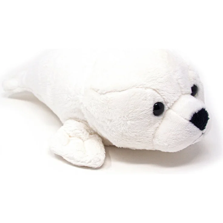 Cornelißen Kuscheltier Seehund weiß, 32 cm aus weichstem Material mit liebevollen Details