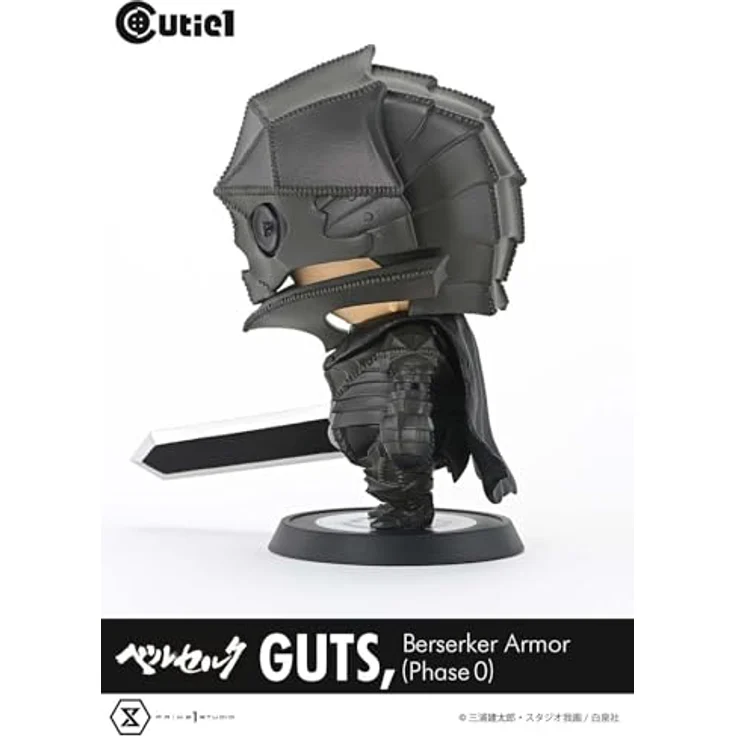 Prime 1 Studio Berserk Cutie1 PVC Figur Guts Berserker Armor (Phase 0), 12 cm, detailreiche Darstellung für Sammler ab 16 Jahren – Bild 3