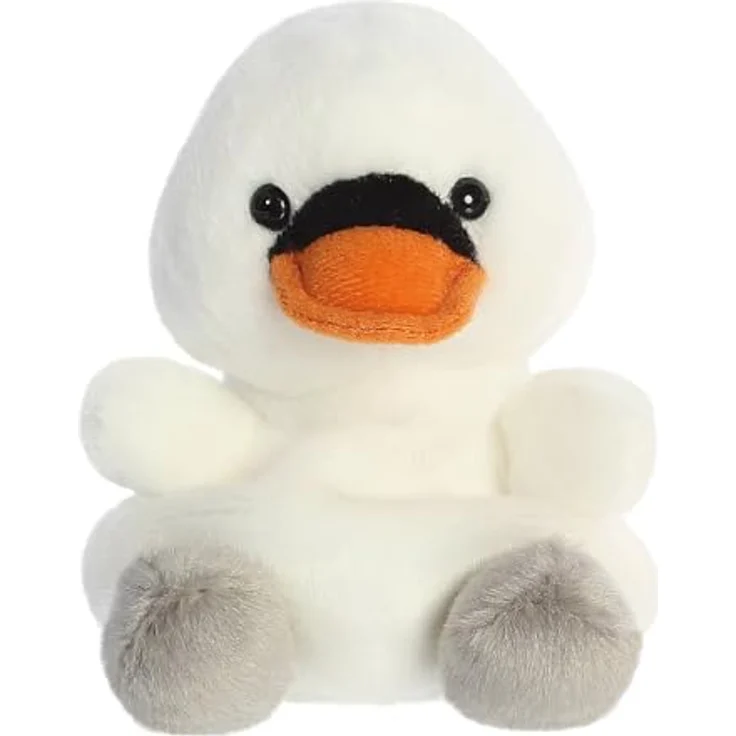 AURORA Palm Pals Alina Swan, 13 cm Plüschtier, weiß, superweicher Stoff, geeignet ab der Geburt – Bild 1