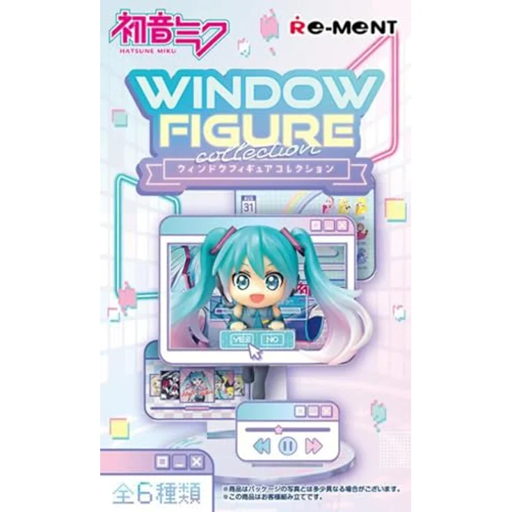 Re-Ment Hatsune Miku Minifiguren, 6 cm Window Figure Collection Display (6), PVC Sammelfiguren, inklusive Hatsune Miku und Freunde – Bild 9